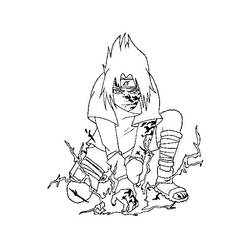 着色页: 佐助 (动漫) #171426 - 免费可打印着色页