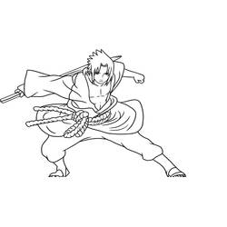 着色页: 佐助 (动漫) #171439 - 免费可打印着色页