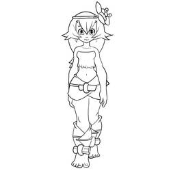 着色页: Wakfu - 免费可打印着色页