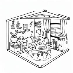 着色页: 公寓 (建筑和建筑学) #189299 - 免费可打印着色页