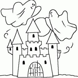 着色页: 城堡 (建筑和建筑) #62175 - 免费可打印着色页