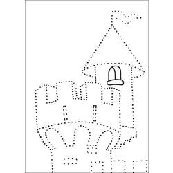 着色页: 城堡 (建筑和建筑) #62194 - 免费可打印着色页