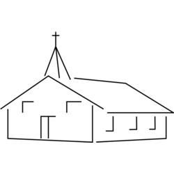 着色页: 教会 (建筑和建筑) #64312 - 免费可打印着色页