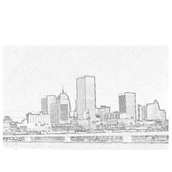 着色页: 城市 (建筑和建筑) #64855 - 免费可打印着色页