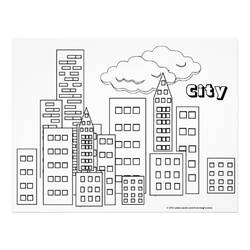 着色页: 城市 (建筑和建筑) #64915 - 免费可打印着色页