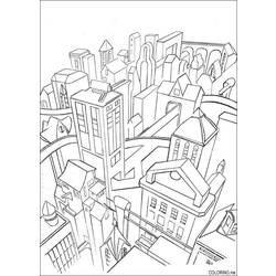 着色页: 城市 (建筑和建筑) #64919 - 免费可打印着色页