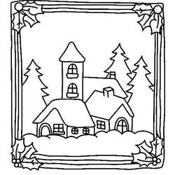 着色页: 木屋 (建筑和建筑) #169891 - 免费可打印着色页