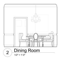着色页: 饭厅 (建筑和建筑) #66293 - 免费可打印着色页