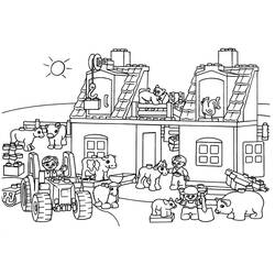 着色页: 农场 (建筑和建筑学) #183681 - 免费可打印着色页
