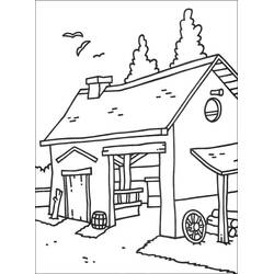 着色页: 农场 (建筑和建筑学) #183692 - 免费可打印着色页
