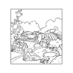 着色页: 农场 (建筑和建筑学) #183699 - 免费可打印着色页