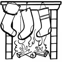 着色页: 壁炉 (建筑和建筑学) #217165 - 免费可打印着色页