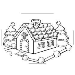 着色页: 房子 (建筑和建筑) #64800 - 免费可打印着色页