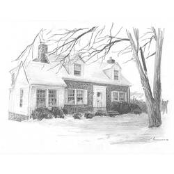 着色页: 房子 (建筑和建筑) #66461 - 免费可打印着色页