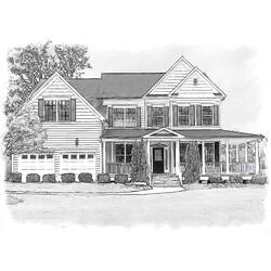 着色页: 房子 (建筑和建筑) #66468 - 免费可打印着色页
