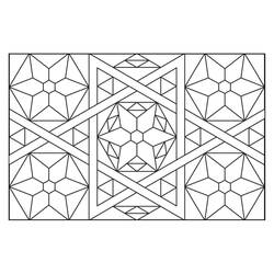 着色页: 马赛克 (建筑和建筑学) #203644 - 免费可打印着色页