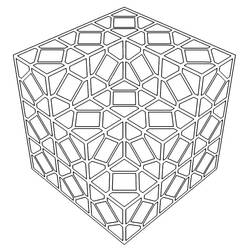 着色页: 马赛克 (建筑和建筑学) #203646 - 免费可打印着色页