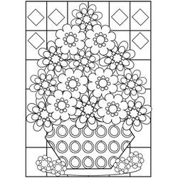 着色页: 马赛克 (建筑和建筑学) #203656 - 免费可打印着色页