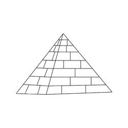 着色页: 金字塔 (建筑和建筑学) #190995 - 免费可打印着色页