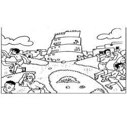 着色页: 巴别塔 (建筑和建筑学) #213654 - 免费可打印着色页