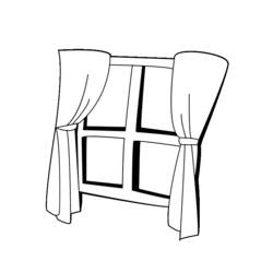 着色页: 窗户 (建筑和建筑学) #168792 - 免费可打印着色页