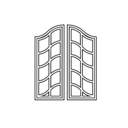 着色页: 窗户 (建筑和建筑学) #168794 - 免费可打印着色页
