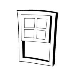 着色页: 窗户 (建筑和建筑学) #168842 - 免费可打印着色页