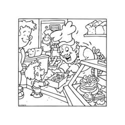 着色页: 面包师 (职业和专业) #89896 - 免费可打印着色页