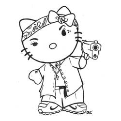 着色页: 歹徒 - 免费可打印着色页