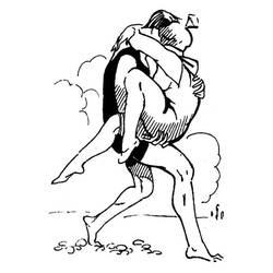 着色页: 救生员 (职业和专业) #205641 - 免费可打印着色页