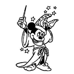 着色页: 魔术师 (职业和专业) #100725 - 免费可打印着色页
