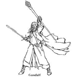 着色页: 魔术师 (职业和专业) #100771 - 免费可打印着色页
