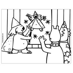 着色页: 魔术师 (职业和专业) #100839 - 免费可打印着色页