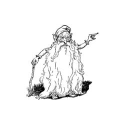 着色页: 魔术师 (职业和专业) #100962 - 免费可打印着色页