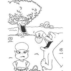 着色页: Adiboo (卡通人物) #23574 - 免费可打印着色页