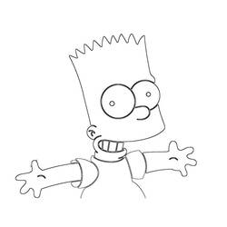 着色页: Bart Simpson (卡通人物) #210675 - 免费可打印着色页