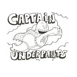 着色页: Captain Underpants (卡通人物) #209719 - 免费可打印着色页