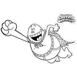着色页: Captain Underpants (卡通人物) #209726 - 免费可打印着色页