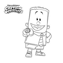 着色页: Captain Underpants (卡通人物) #209733 - 免费可打印着色页