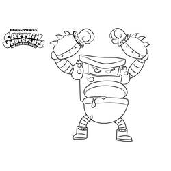 着色页: Captain Underpants (卡通人物) #209749 - 免费可打印着色页