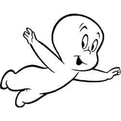 着色页: Casper - 免费可打印着色页