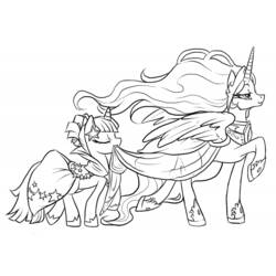 着色页: Celestia (卡通人物) #169960 - 免费可打印着色页