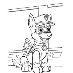 着色页: PAW Patrol阿奇 (卡通人物) #181650 - 免费可打印着色页