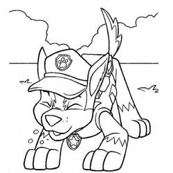 着色页: PAW Patrol阿奇 (卡通人物) #181653 - 免费可打印着色页