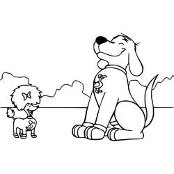 着色页: Clifford (卡通人物) #197904 - 免费可打印着色页