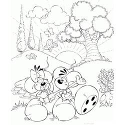 着色页: Diddl - 免费可打印着色页