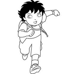 着色页: Diego (卡通人物) #198003 - 免费可打印着色页