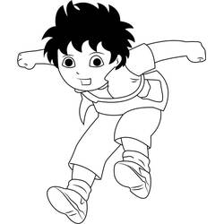 着色页: Diego (卡通人物) #198010 - 免费可打印着色页