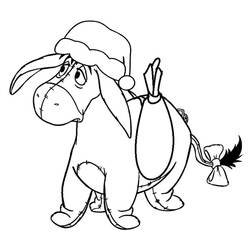 着色页: Eeyore (卡通人物) #184964 - 免费可打印着色页