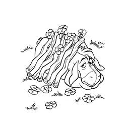 着色页: Eeyore (卡通人物) #184966 - 免费可打印着色页